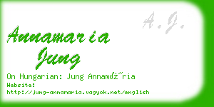 annamaria jung business card